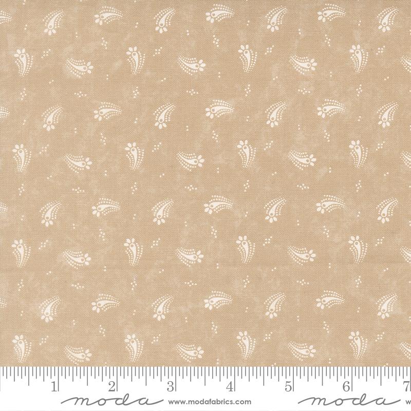 Cardinals Nest Abstract Tan Tonal - Quilt Fabric, zoomed in. Select this picture to zoom back out.