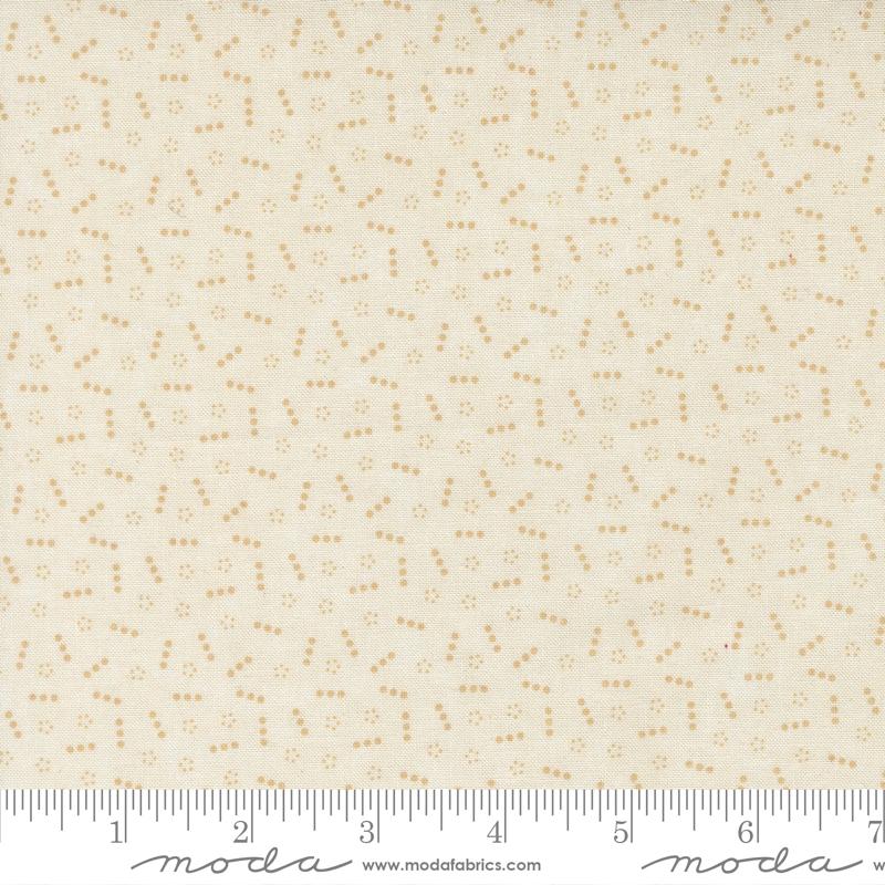 Cardinals Nest Star Tan Tonal - Quilt Fabric, zoomed in. Select this picture to zoom back out.