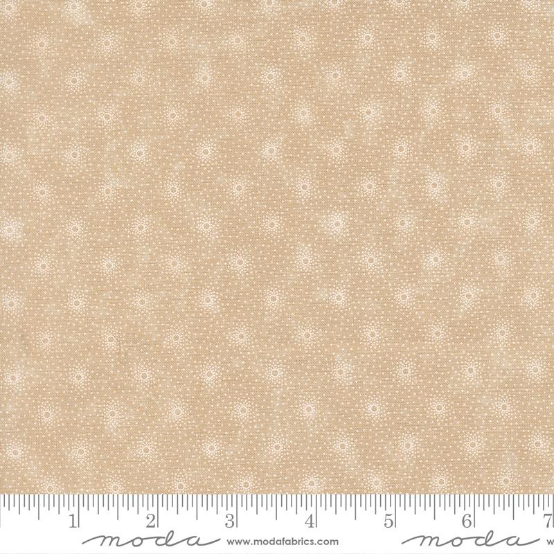 Cardinals Nest Geometric Tan Tonal - Quilt Fabric, zoomed in. Select this picture to zoom back out.