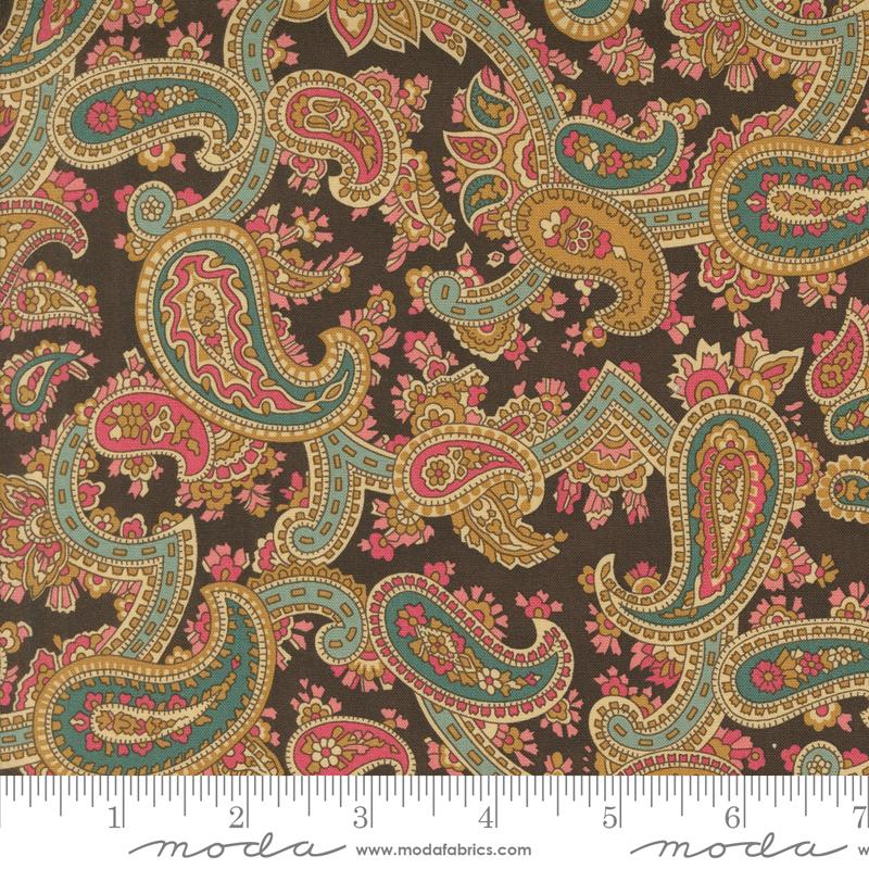 Collections Unity Paisley - Chocolate - Quilt Fabric