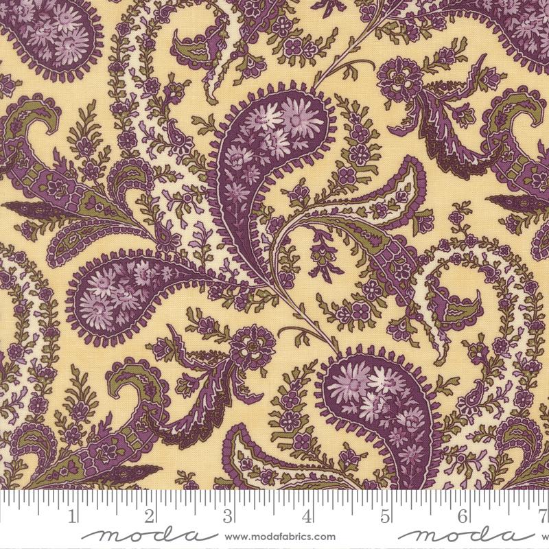 Collections Essence Paisley Parchment - Quilt Fabric