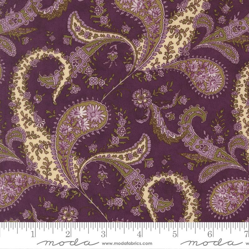 Collections Essence Paisley Plum - Quilt Fabric