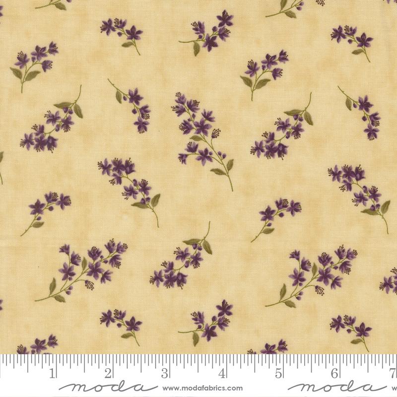 Collections Essence Blooms Parchment - Quilt Fabric