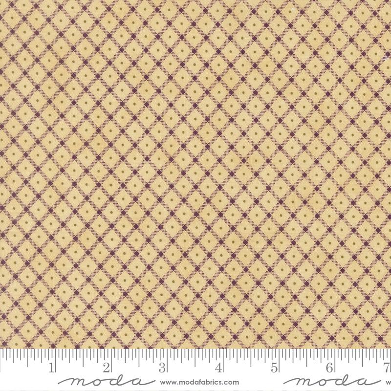 Collections Essence Checker Parchment - Quilt Fabric