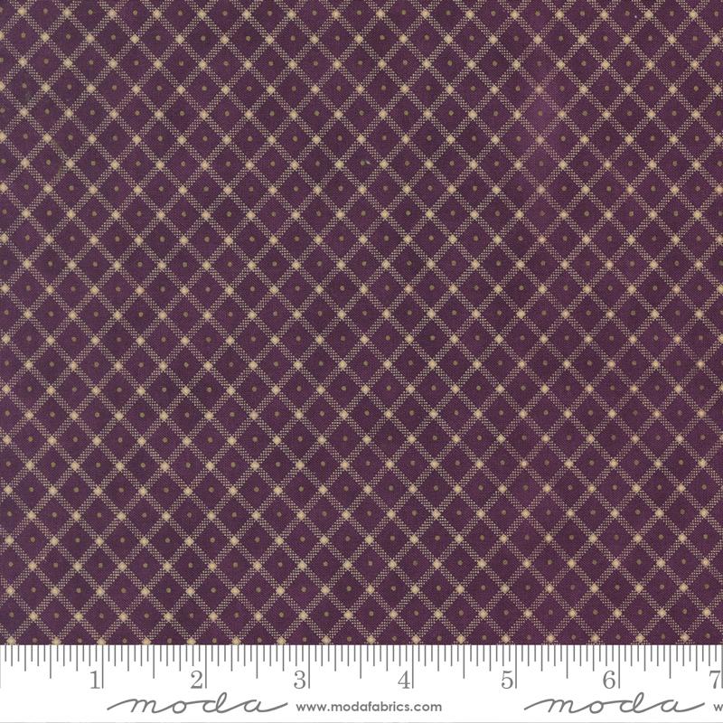 Collections Essence Checkers Plum - Quilt Fabric