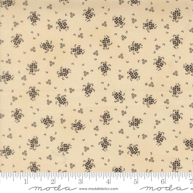 Collections Magnolia Dots Ivory - Quilt Fabric, zoomed in. Select this picture to zoom back out.