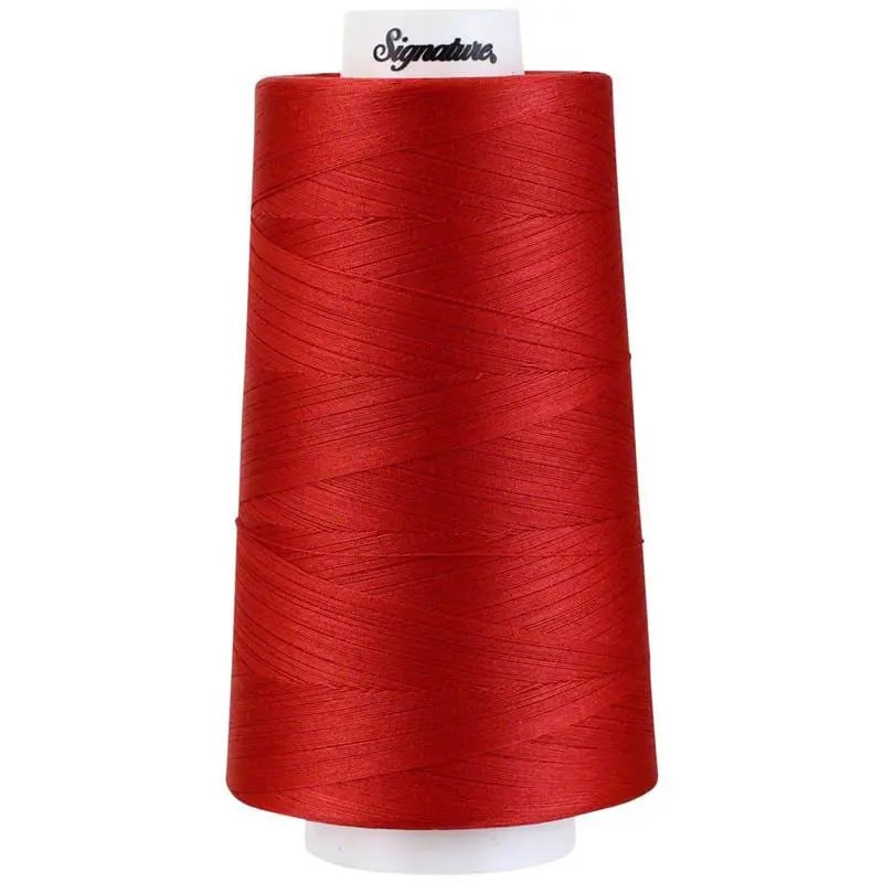 Cotton Cone Thread 3000yd Persian Red, zoomed in. Select this picture to zoom back out.
