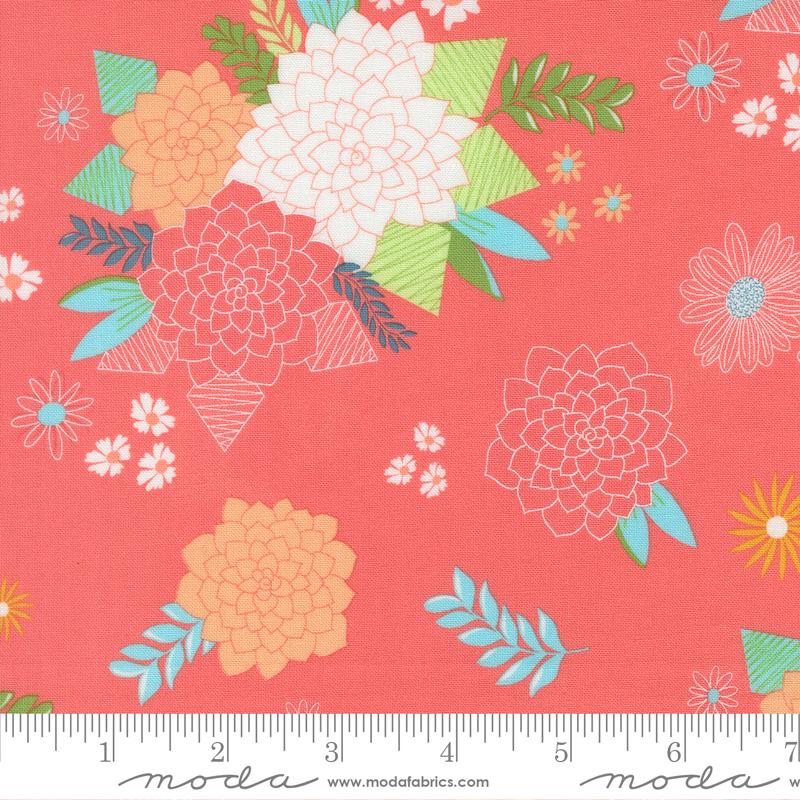 Honeyed Horizon Bloom Sunset Pink - Quilt Fabric