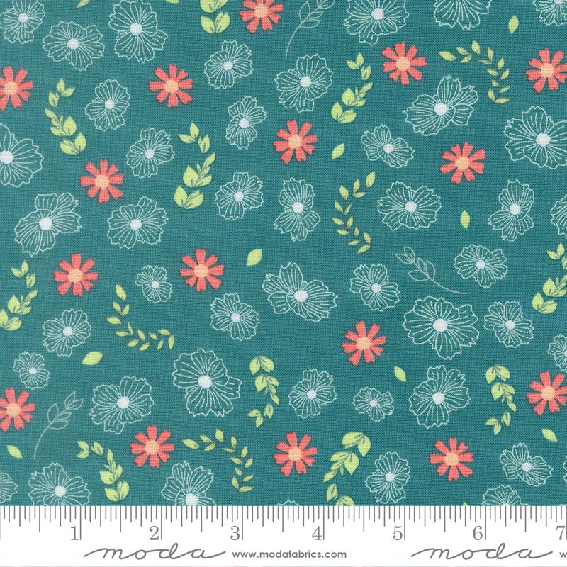 Honeyed Horizon Flower Horizon - Quilt Fabric