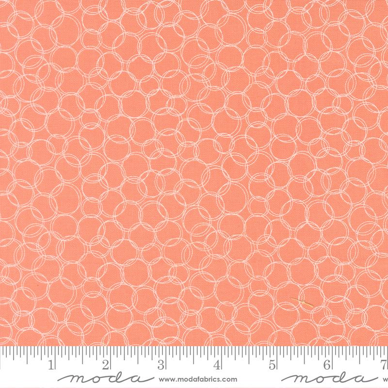 Honeyed Horizon Bubbles Guava - Quilt Fabric