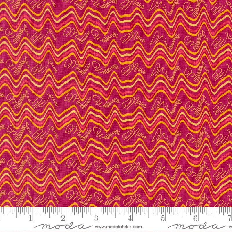 Creativity Roars Pomegranate - Quilt Fabric