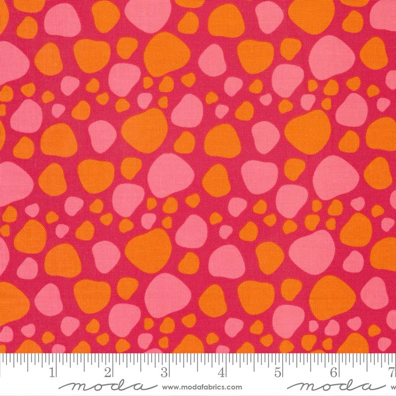 Creativity Roars Raspberry - Quilt Fabric