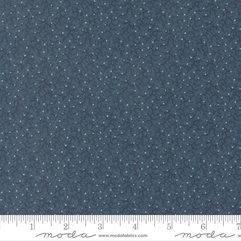 Pamelias Path Brambles Indigo - Quilt Fabric