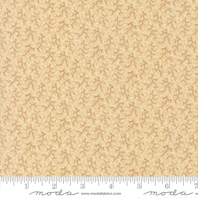 Pamelias Path Brambles Biscuit - Quilt Fabric