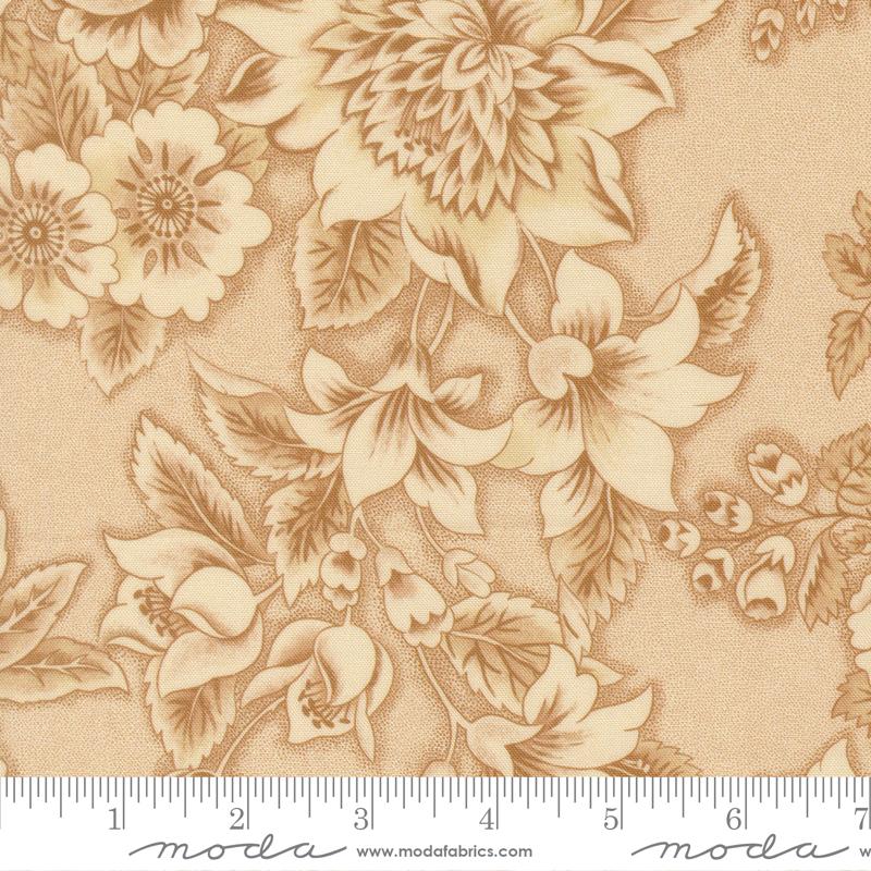 Miss Mollie Floral Biscuit - Quilt Fabric