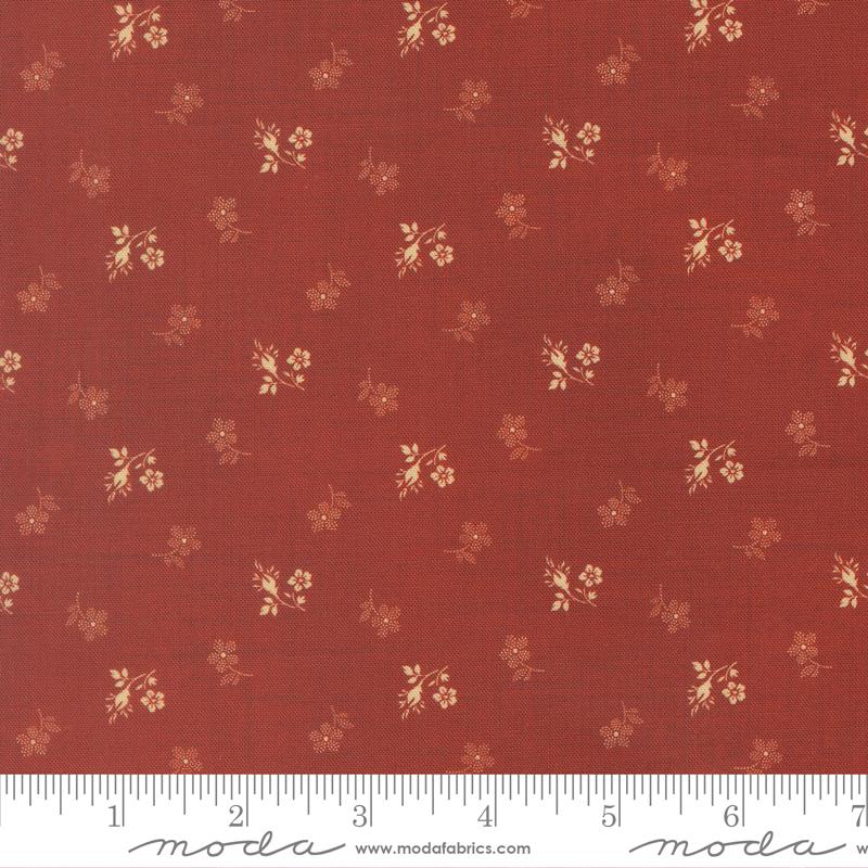 Miss Mollie Petite Flowers Red - Quilt Fabric
