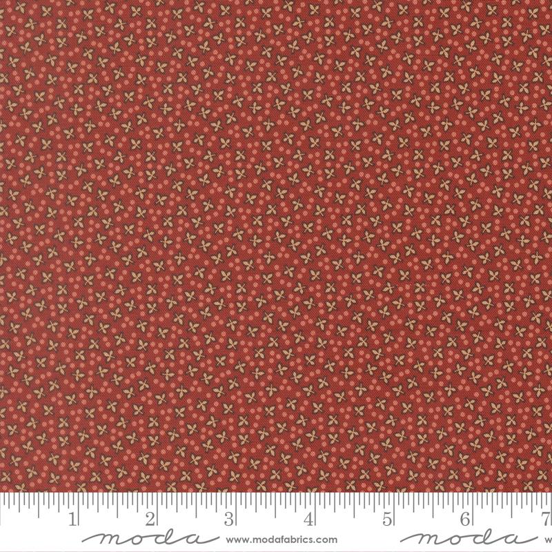Miss Mollie Dotted Red - Quilt Fabric