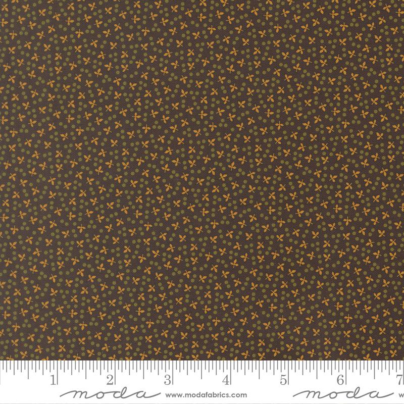 Miss Mollie Dotted Black - Quilt Fabric