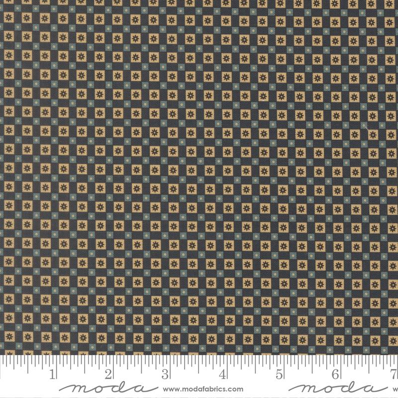 Miss Mollie Squared Indigo - Quilt Fabric