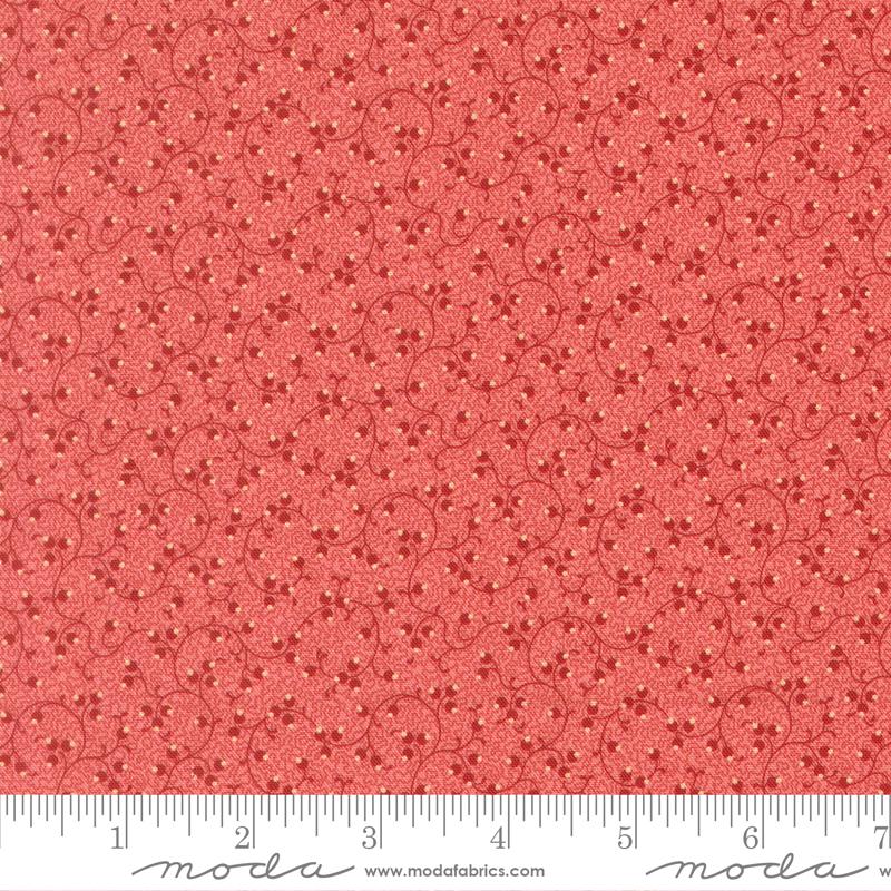 Betsys Best Blossoms Primrose - Quilt Fabric, zoomed in. Select this picture to zoom back out.