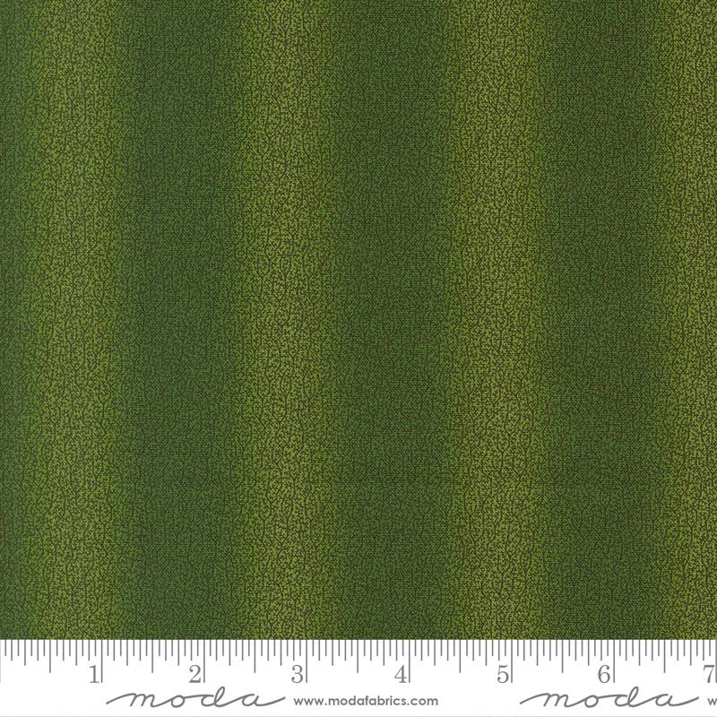 Betsys Best Striped Leaves Spring Meadow - Quilt Fabric, zoomed in. Select this picture to zoom back out.
