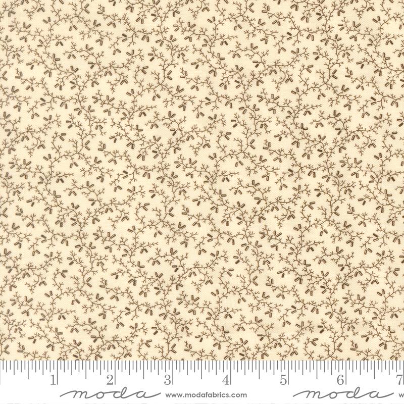 Betsys Best Blossoms Ironstone - Quilt Fabric, zoomed in. Select this picture to zoom back out.