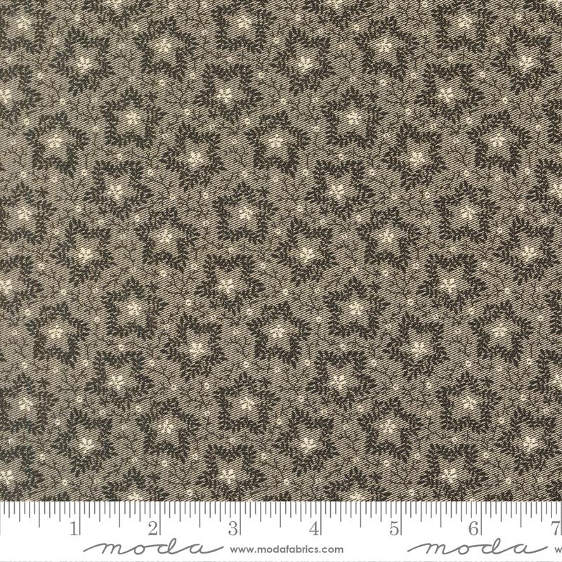 Betsys Best Stars Ink - Quilt Fabric, zoomed in. Select this picture to zoom back out.