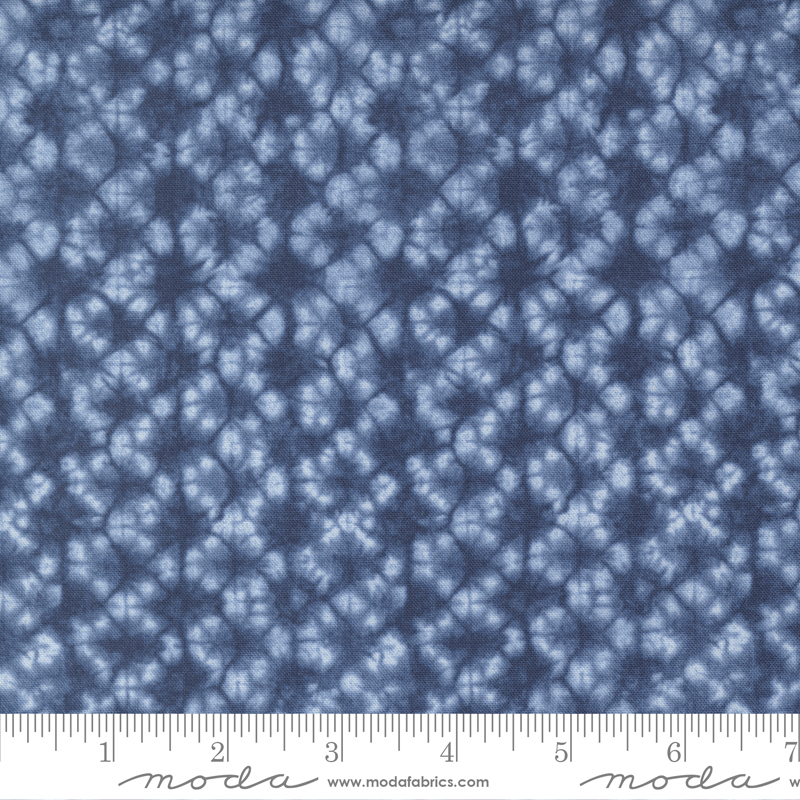 Kawa Pacific Blue - Kiso Shibori - Quilt Fabric