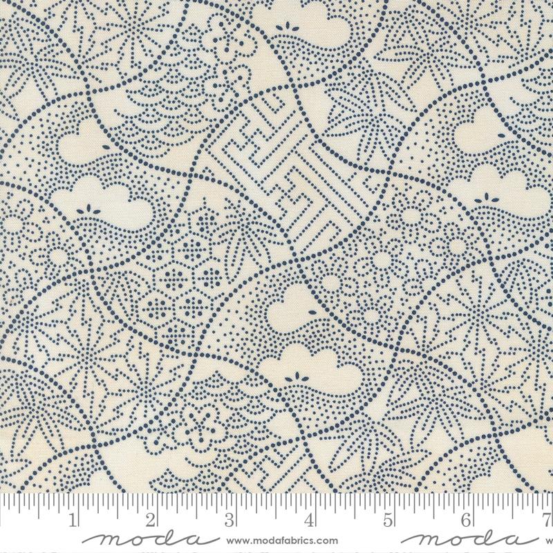 Indigo Blooming Sand Midnight - Quilt Fabric