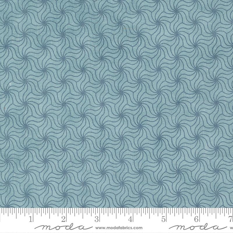 Indigo Blooming Water - Quilt Fabric