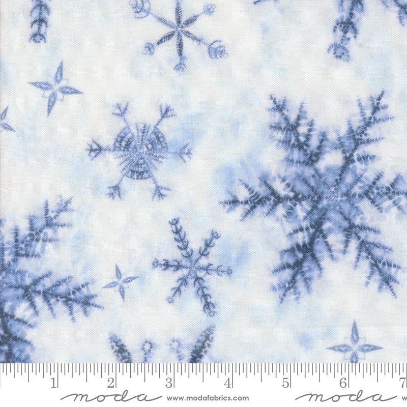 Winter Chill Snowflake Frost - Quilt Fabric