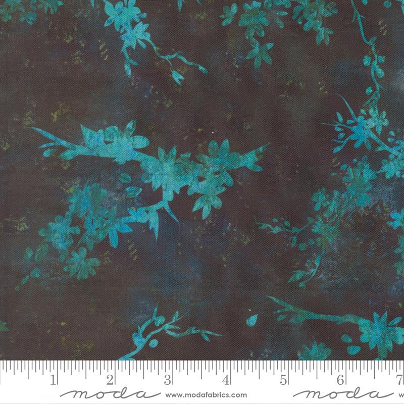Tranquil Patina Branch Midnight - Quilt Fabric