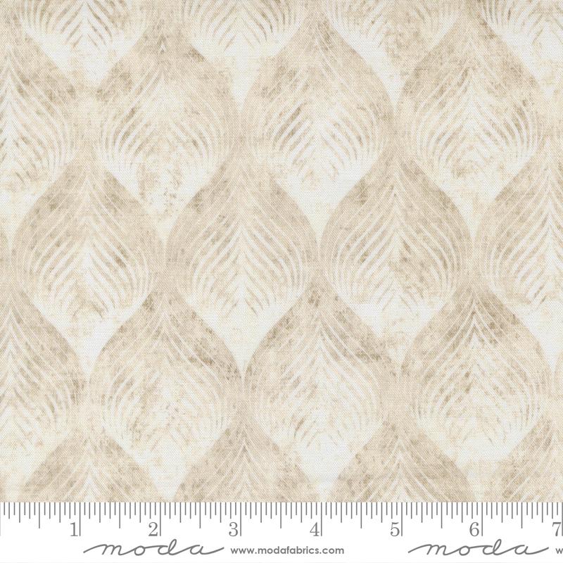 Tranquil Patina Shell Natural - Quilt Fabric