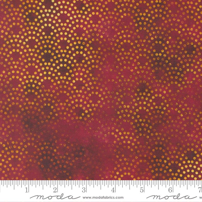 Tranquil Patina Lace Burgundy - Quilt Fabric