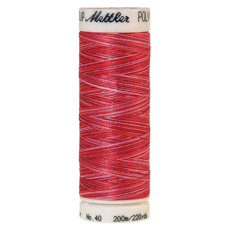 Poly sheen Multi Thread Strawberry Blitz Pink 9405