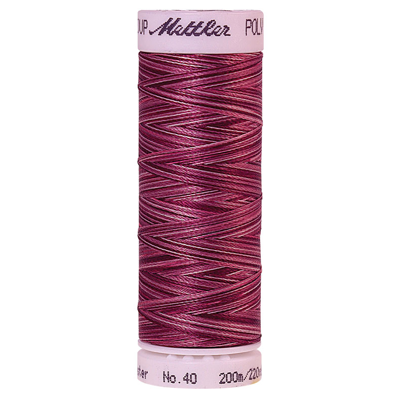 Polysheen Multicolor Thread - Cranberry Red 9922 - 220yds