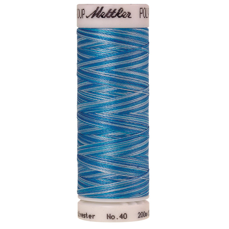 Polysheen Multicolor Thread - Aqua Waters 9930 - 220yds