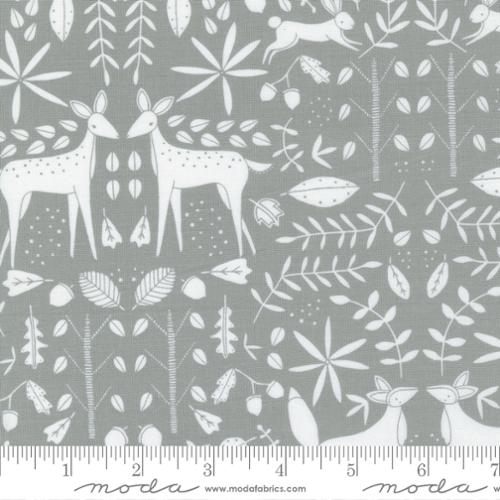 Nocturnal Raincloud - Forest Otomi Deer - Quilt Fabric