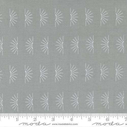 Nocturnal Raincloud - Crescent Moon Moon Sun  - Quilt Fabric