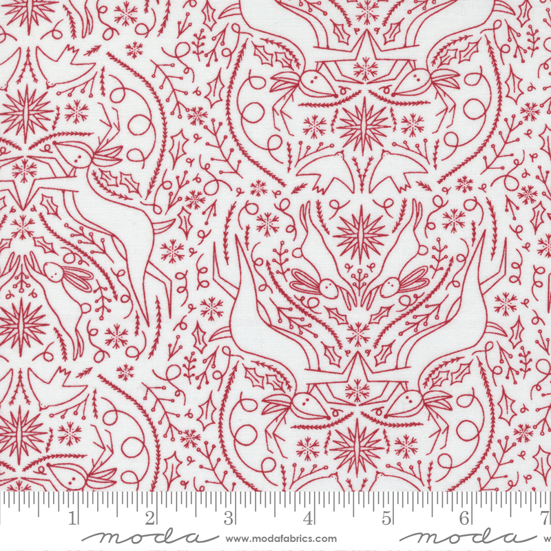 Merrymaking Eggnog Candy Cane - Quilt Fabric