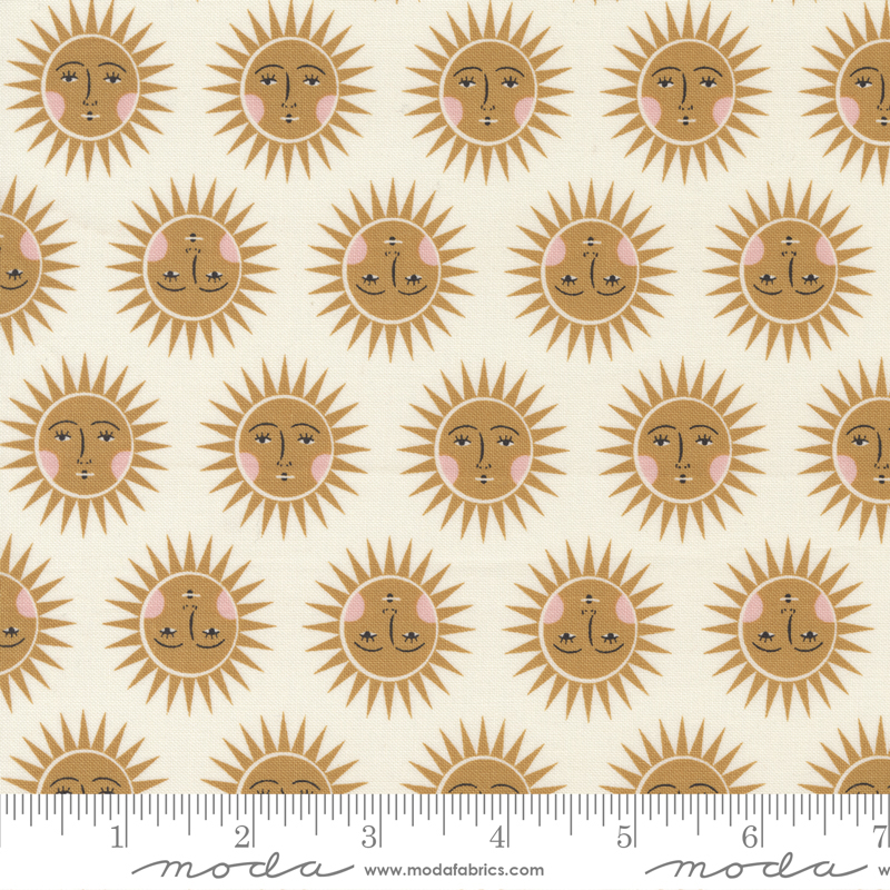 Birdsong Cloud - Sunshine Novelty Sun - Quilt Fabric