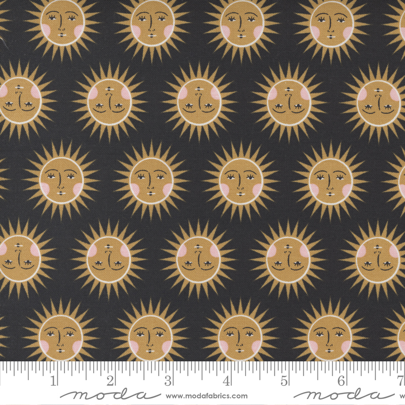 Birdsong Raven - Sunshine Novelty Sun - Quilt Fabric