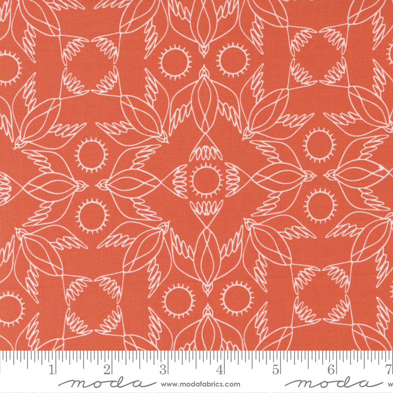 Birdsong Cardinal - Kaleidoscope Bird - Quilt Fabric
