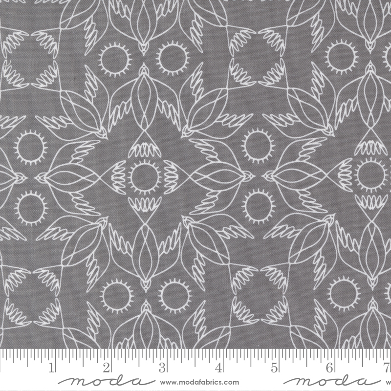 Birdsong Pebble - Kaleidoscope Bird - Quilt Fabric