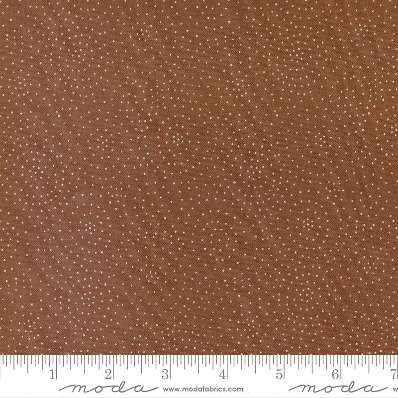 Quaint Cottage Mud - Circle Time Dots - Quilt Fabric