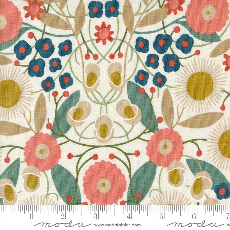 Imaginary Flowers Cloud - Quilt Fabric