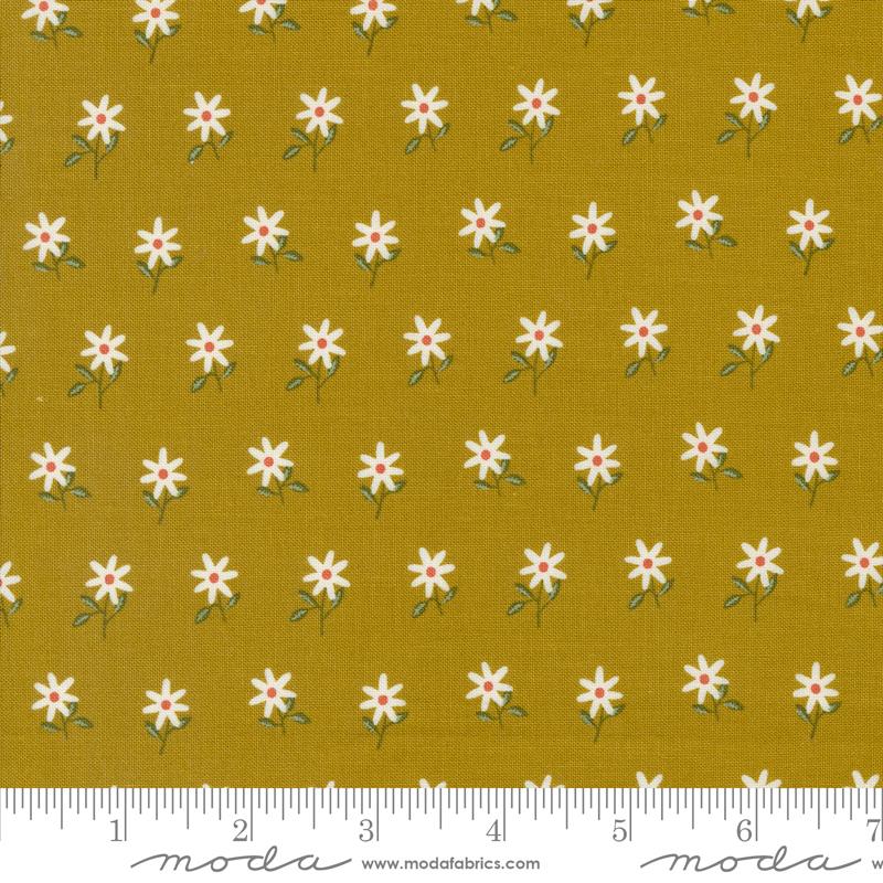 Imaginary Flowers Golden - Quilt Fabric