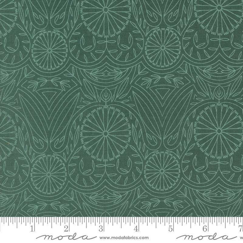 Imaginary Flowers Spruce - Quilt Fabric