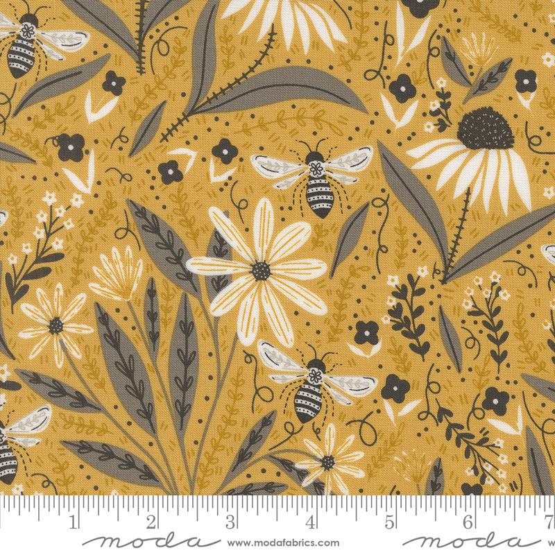 Bee Garden Honey - Quilt Fabric