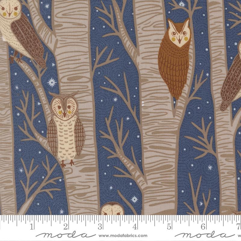 Night Owl Owls Dusk - Quilt Fabric